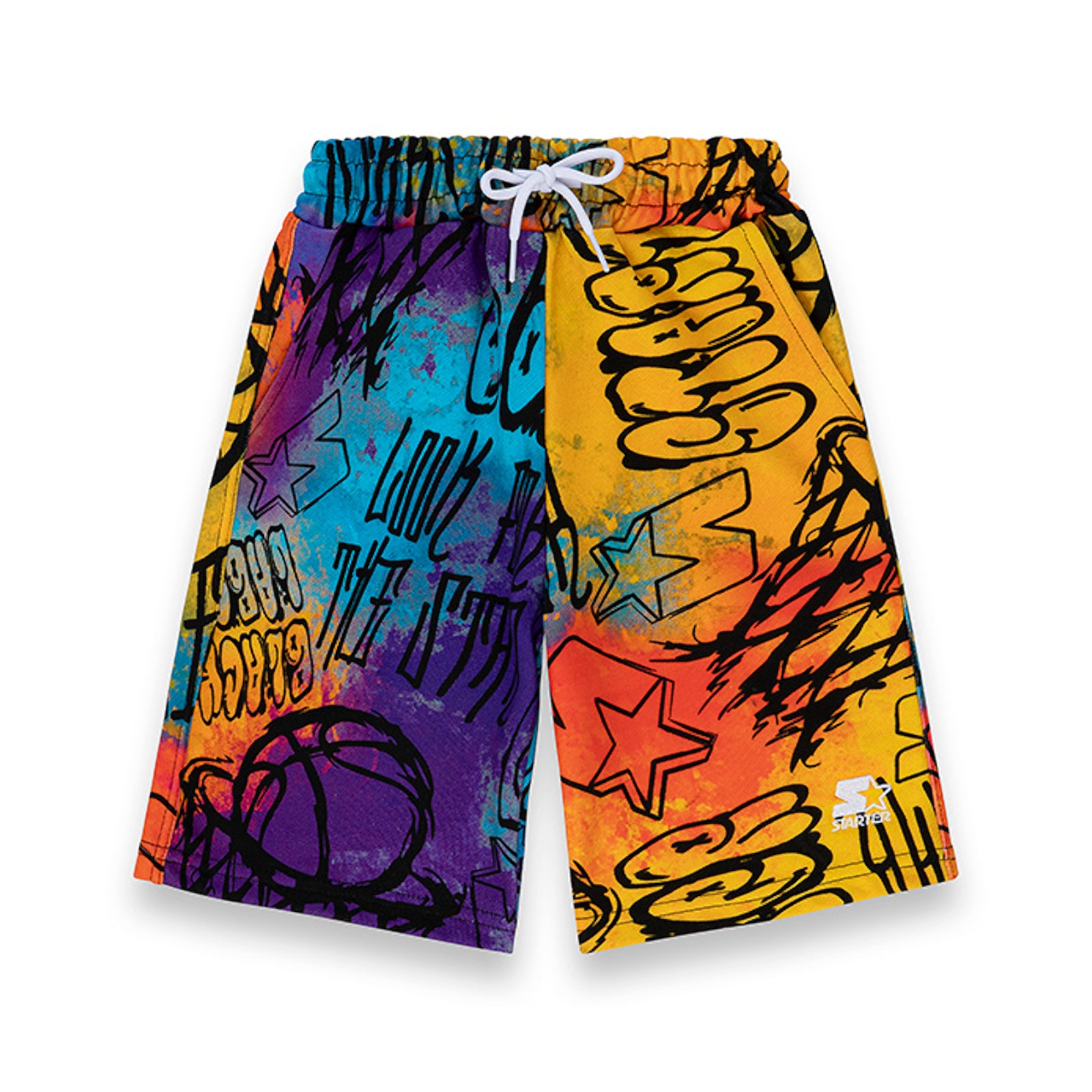 Shorts All Over Watercolor Junior