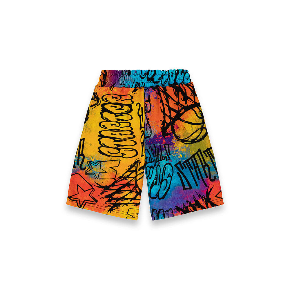 Shorts All Over Watercolor Junior