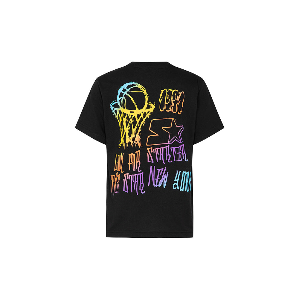 T-shirt Graffiti Black Junior
