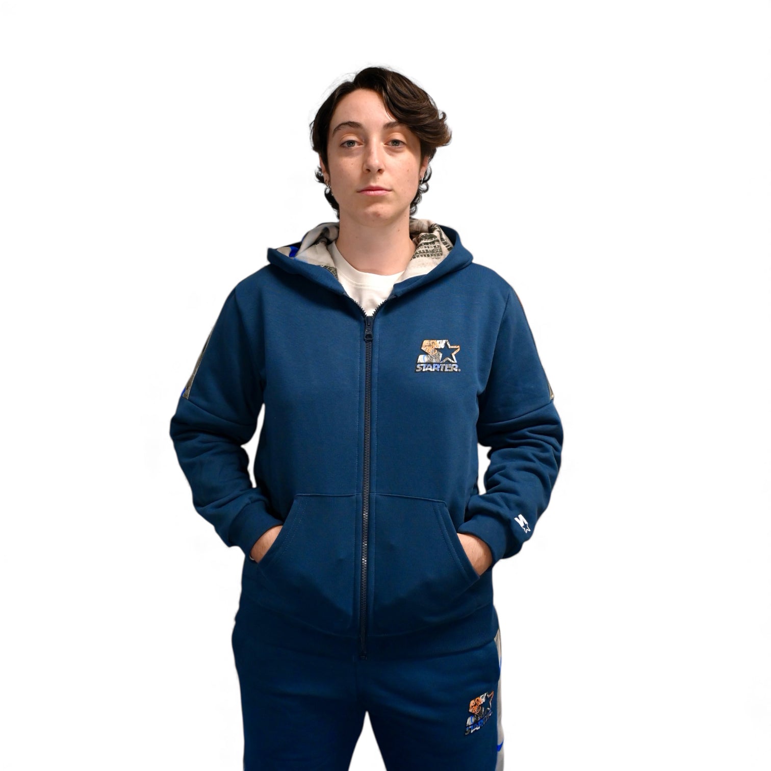 NY Color Hoodie Full Zip Junior