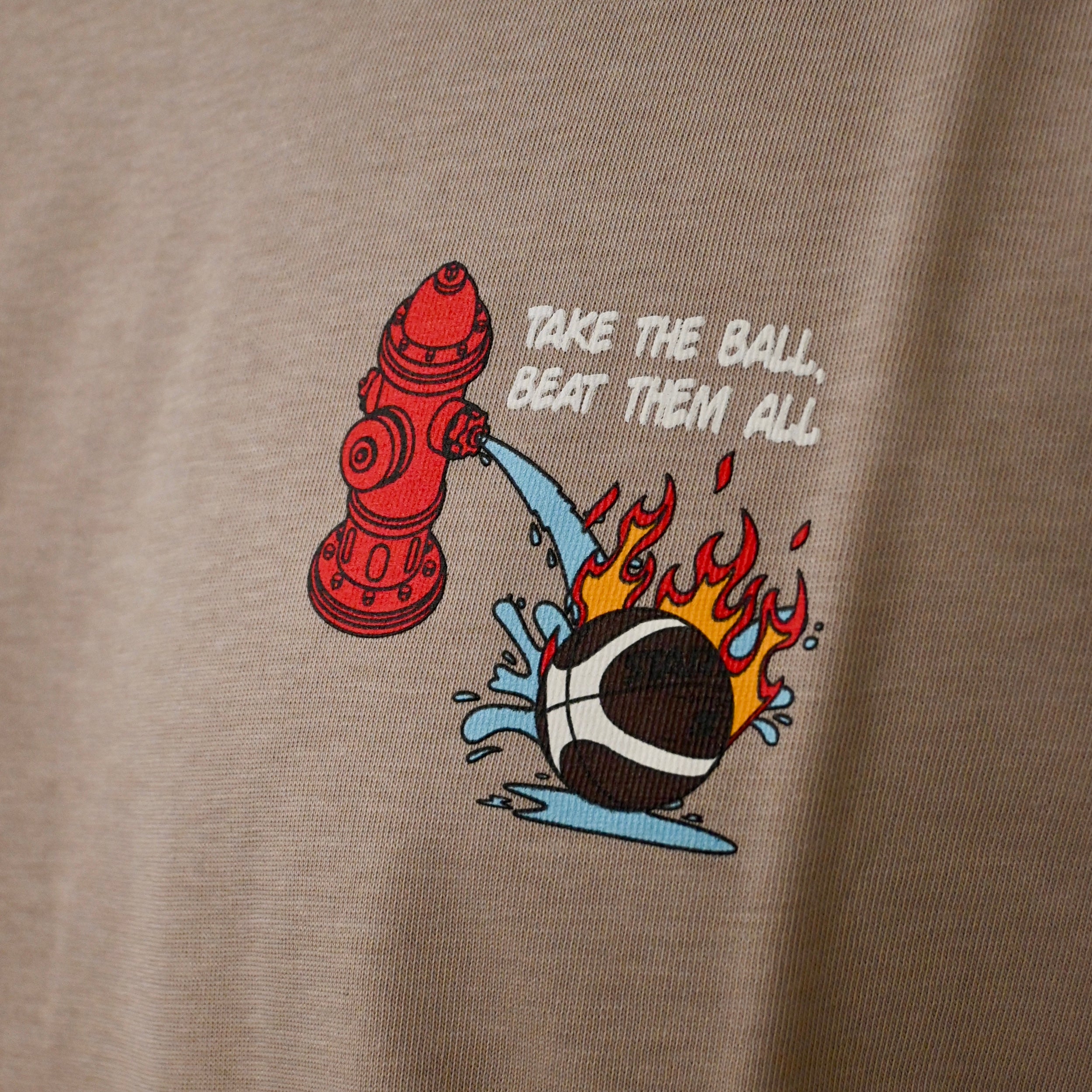 Take The Ball, Beat Them All - Front Print