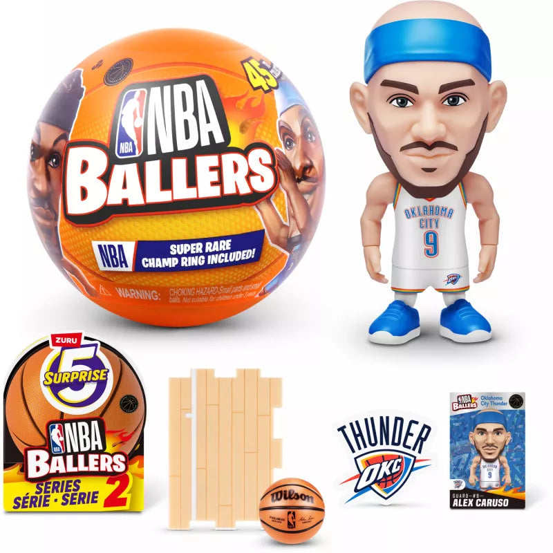 5 Surprise NBA Ballers Series 2