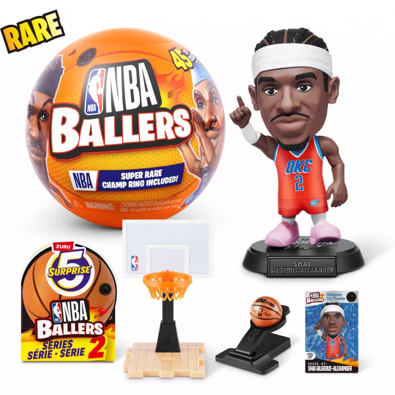 5 Surprise NBA Ballers Series 2