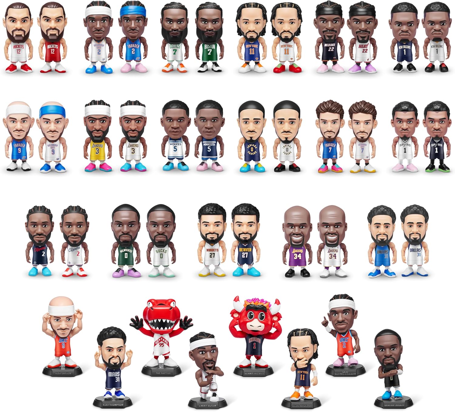 5 Surprise NBA Ballers Series 2