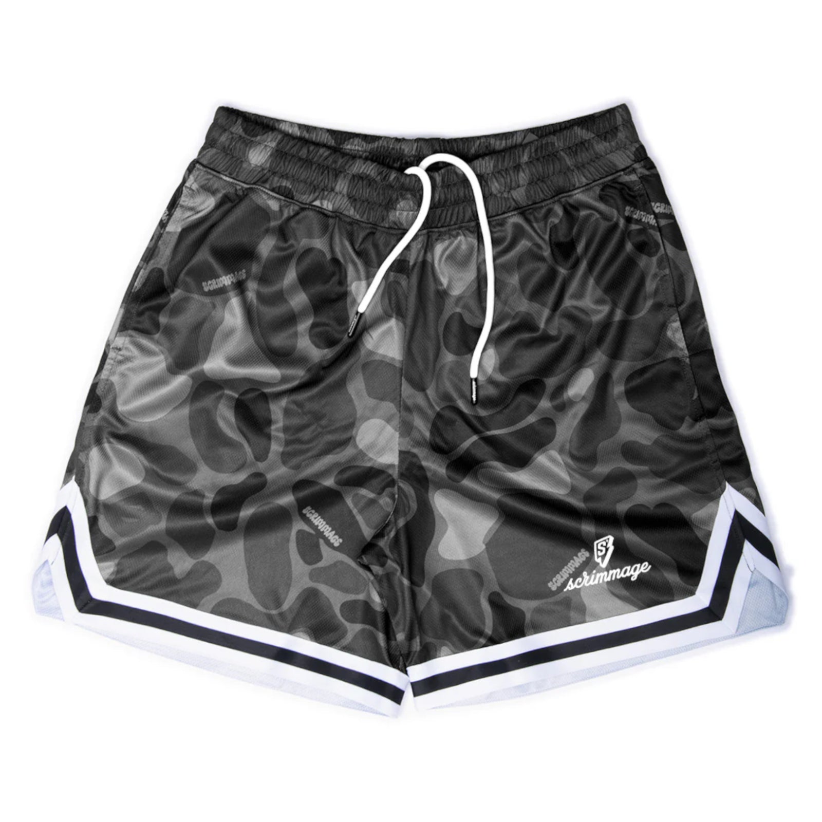 Camo Black Shorts