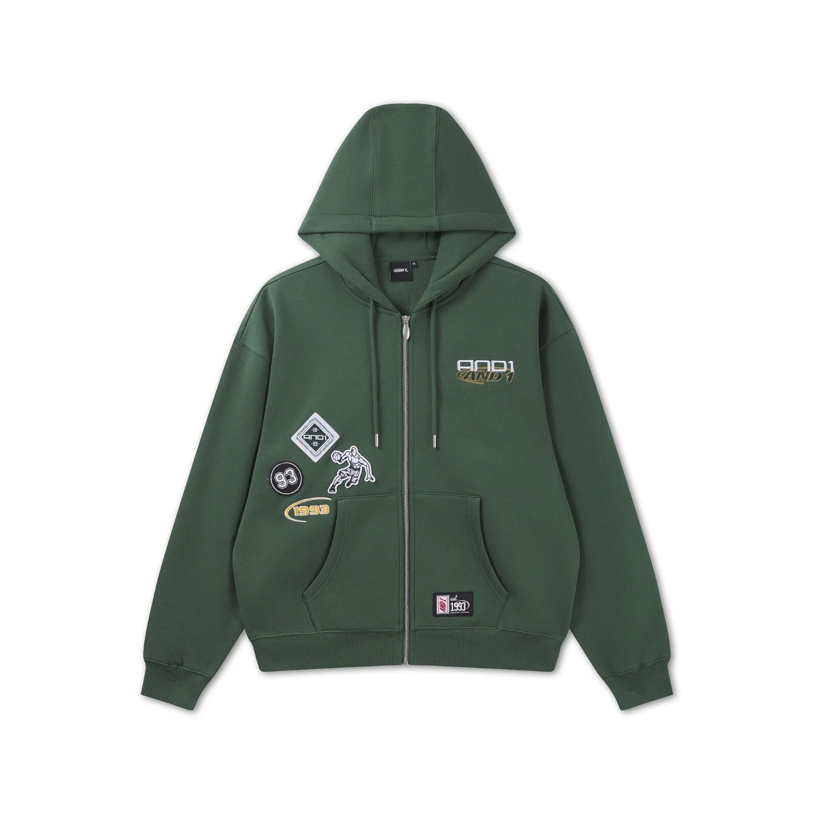 Respect The Game Multi Badge Full Zip Hoodie