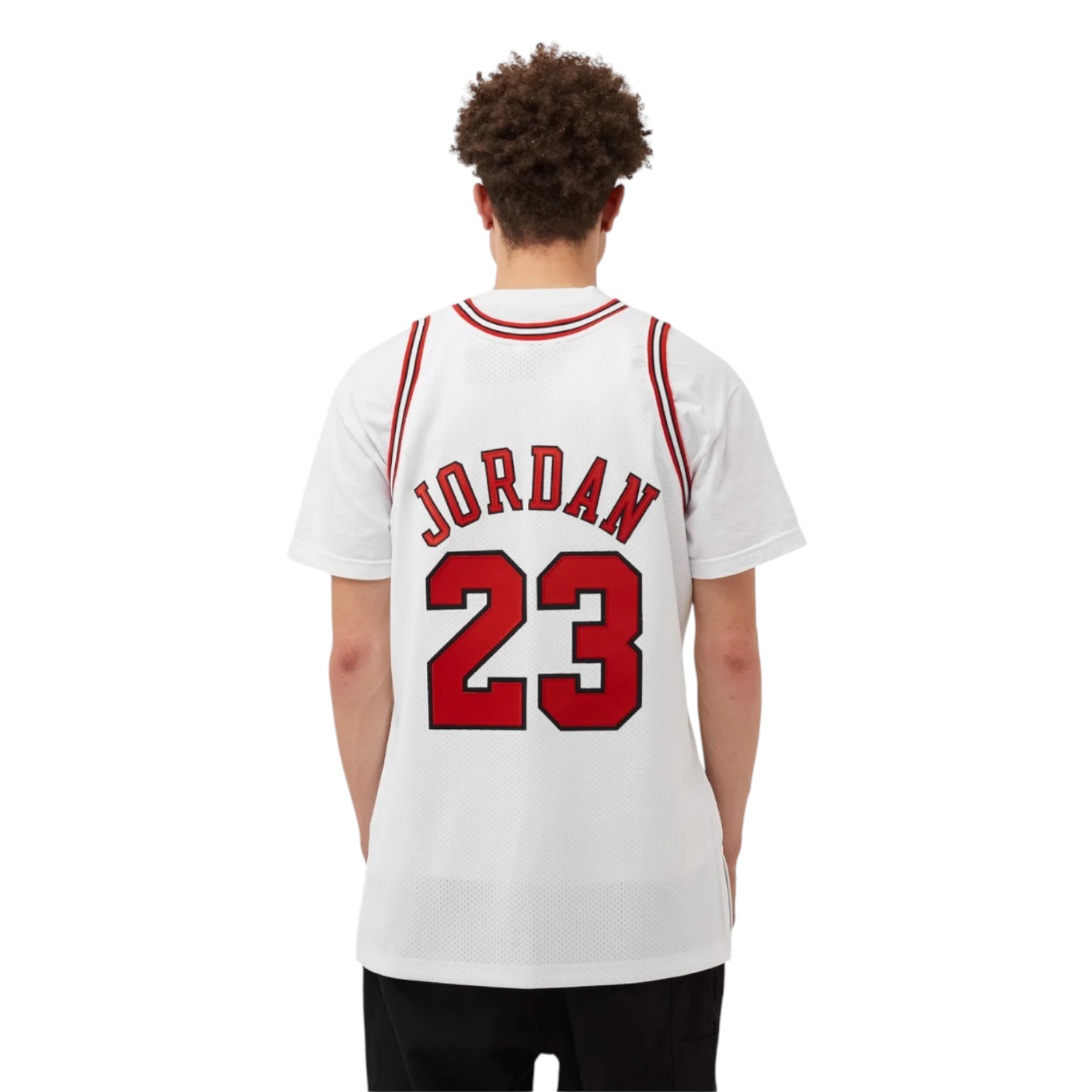 Authentic Jersey Chicago Bulls 1997-98 Michael Jordan White
