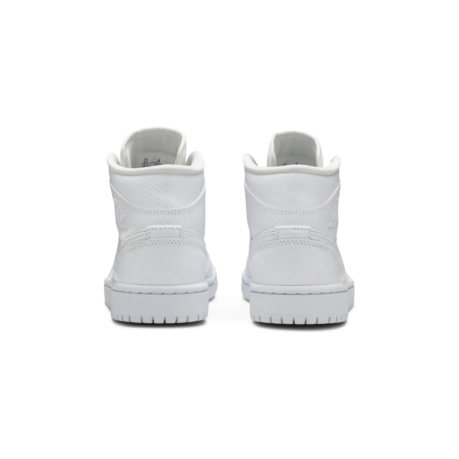 Air Jordan 1 Mid Wmns White Snakeskin