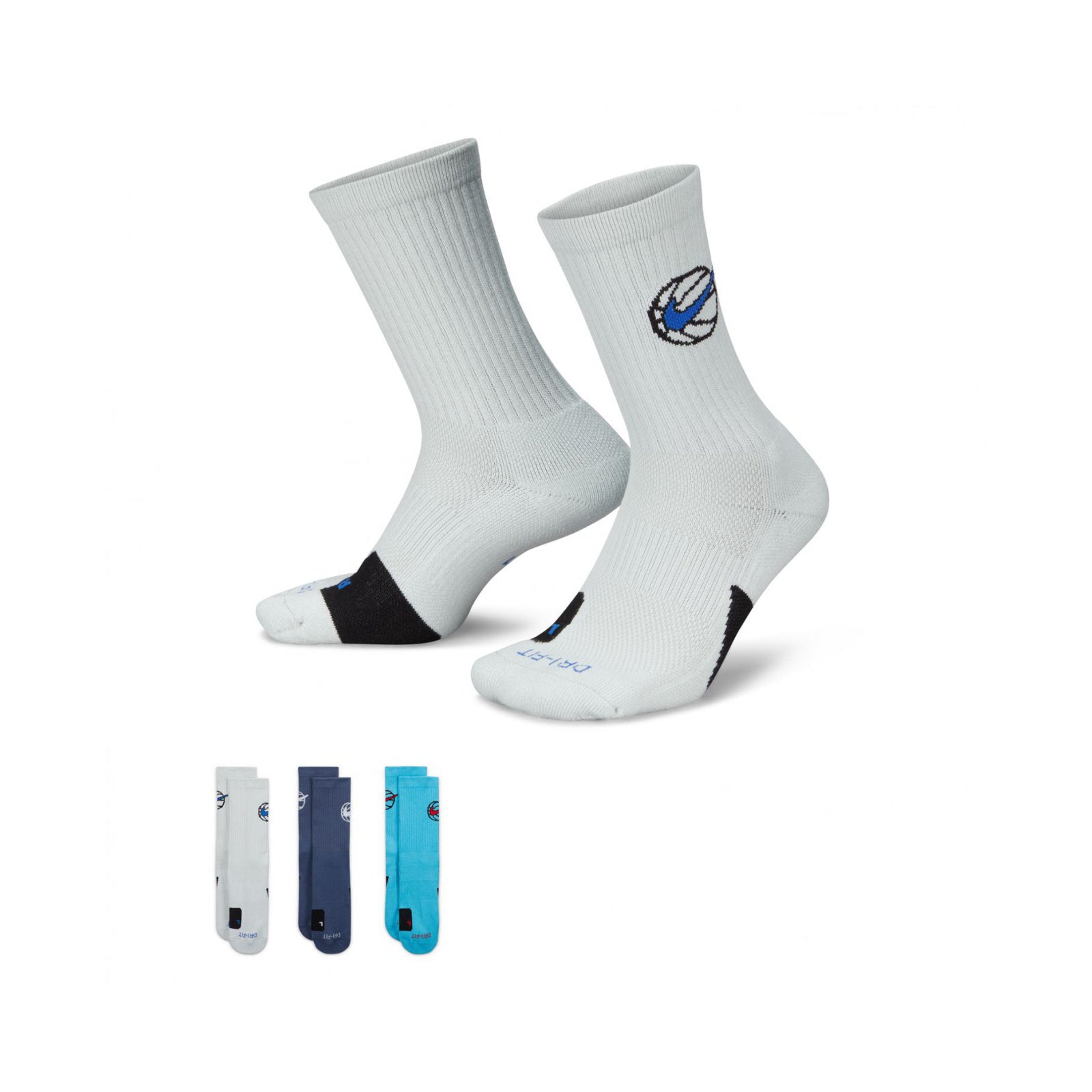 Calzini Da Basket Elite Unisex – Antiscivolo, Imbottiti E Traspiranti – Ideali Per Prestazioni Sportive (Taglia 41-47 Uomo / 43-48 Donna)