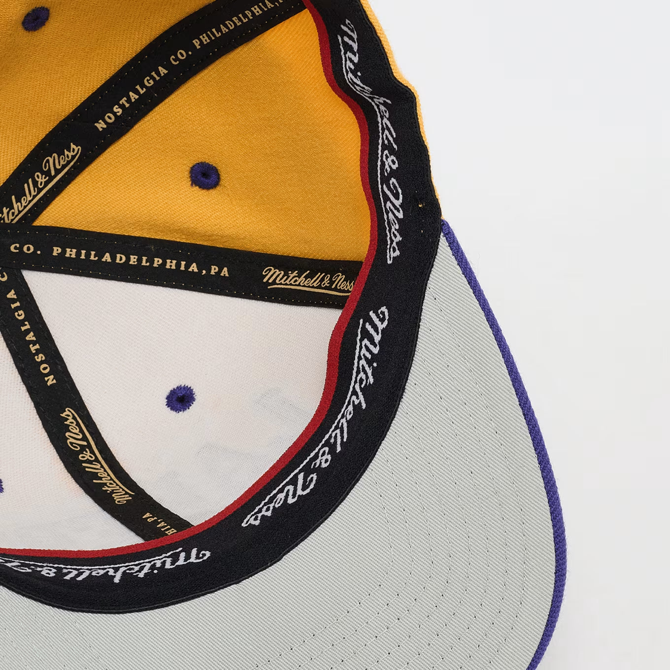 Team Arch Classic Red Los Angeles Lakers Yellow