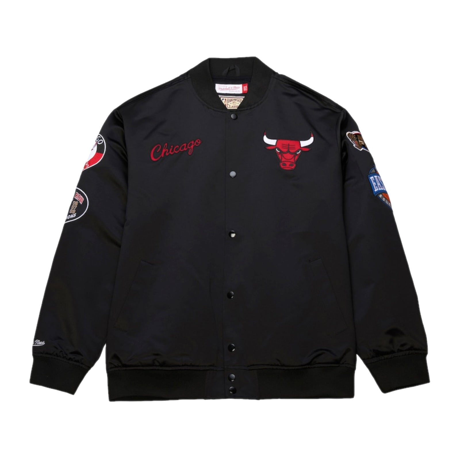 Chicago Bulls Black Out Full-Snap Varsity Jacket