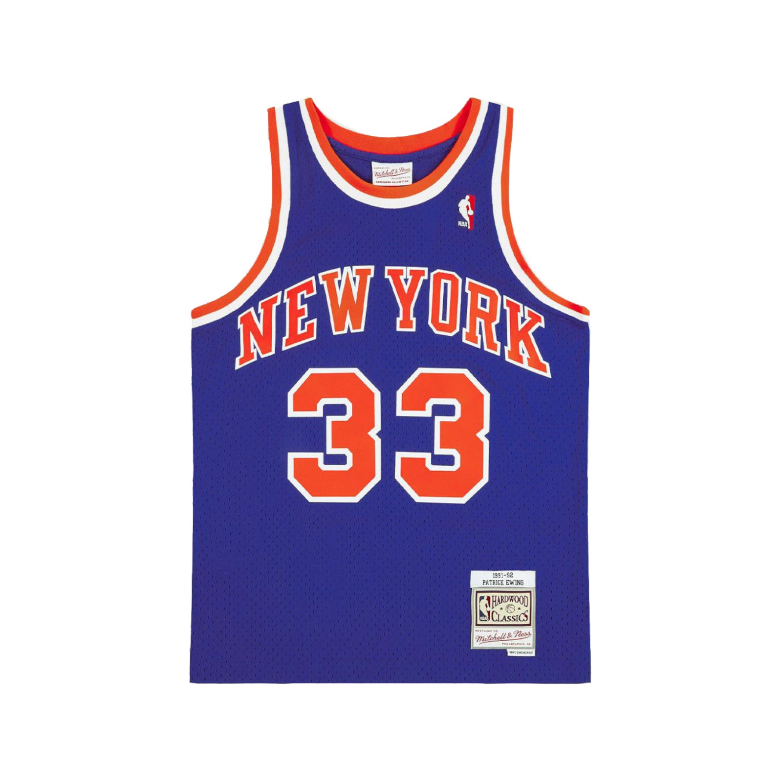 Swingman Road Jersey New York Knicks 1991-92 Patrick Ewing