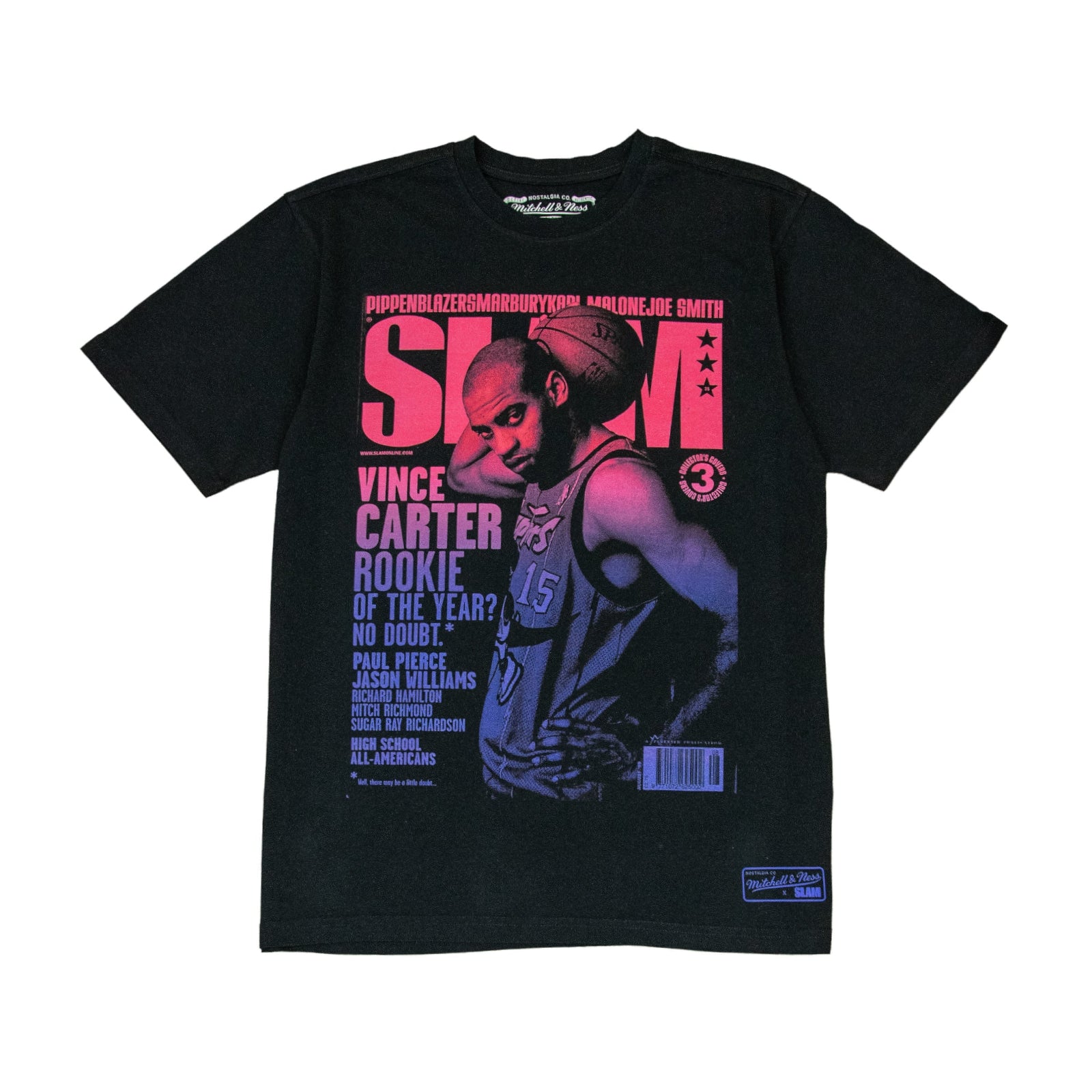 NBA Gradient Slam Vince Carter Raptors Tee