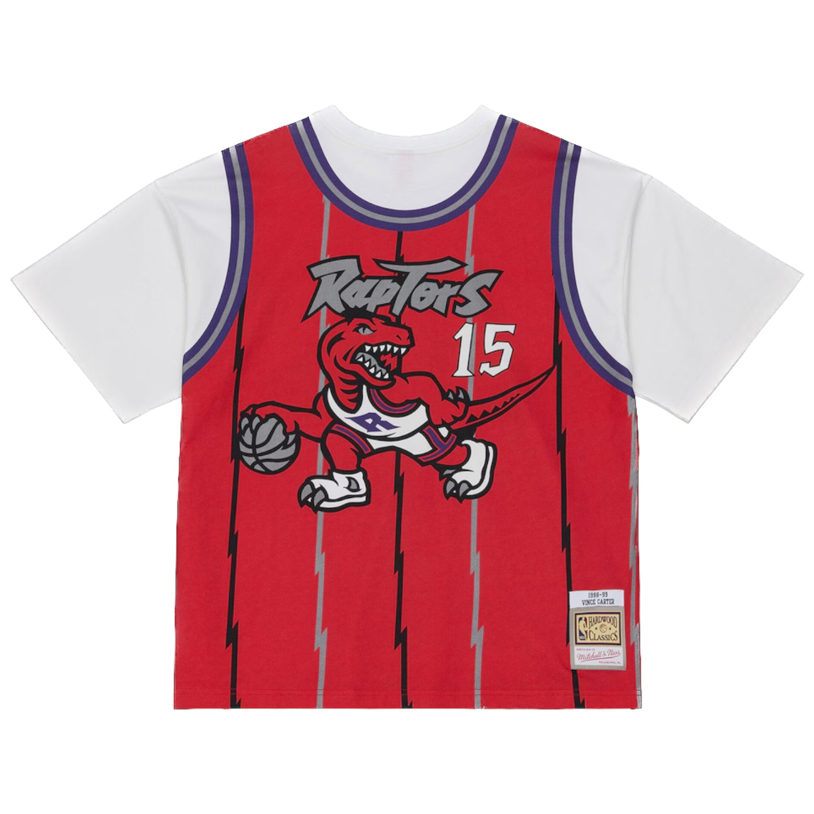 Best In Class Jersey T-Shirt Vince Carter Toronto Raptors 1998-99
