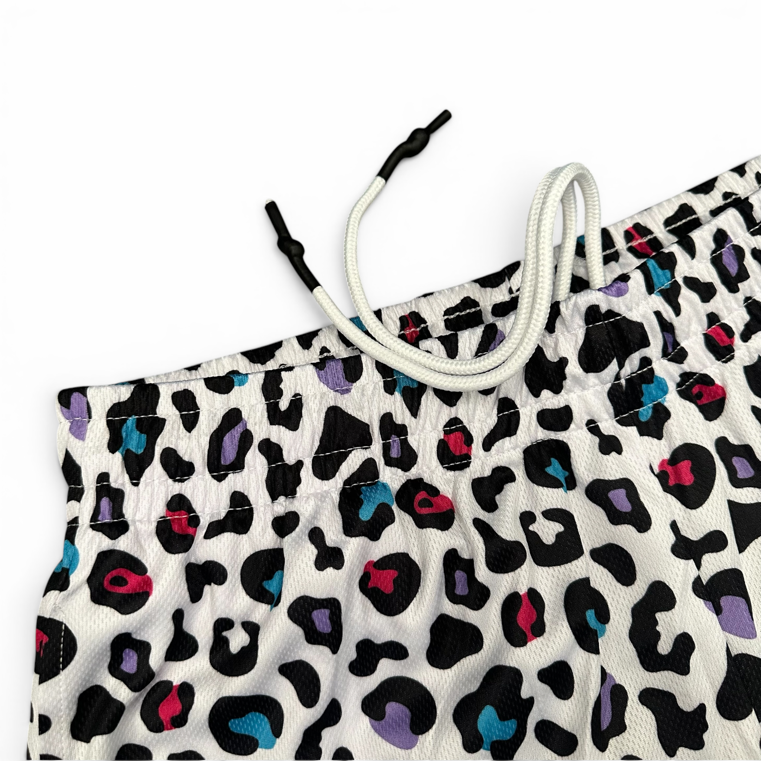 Leopard White Short