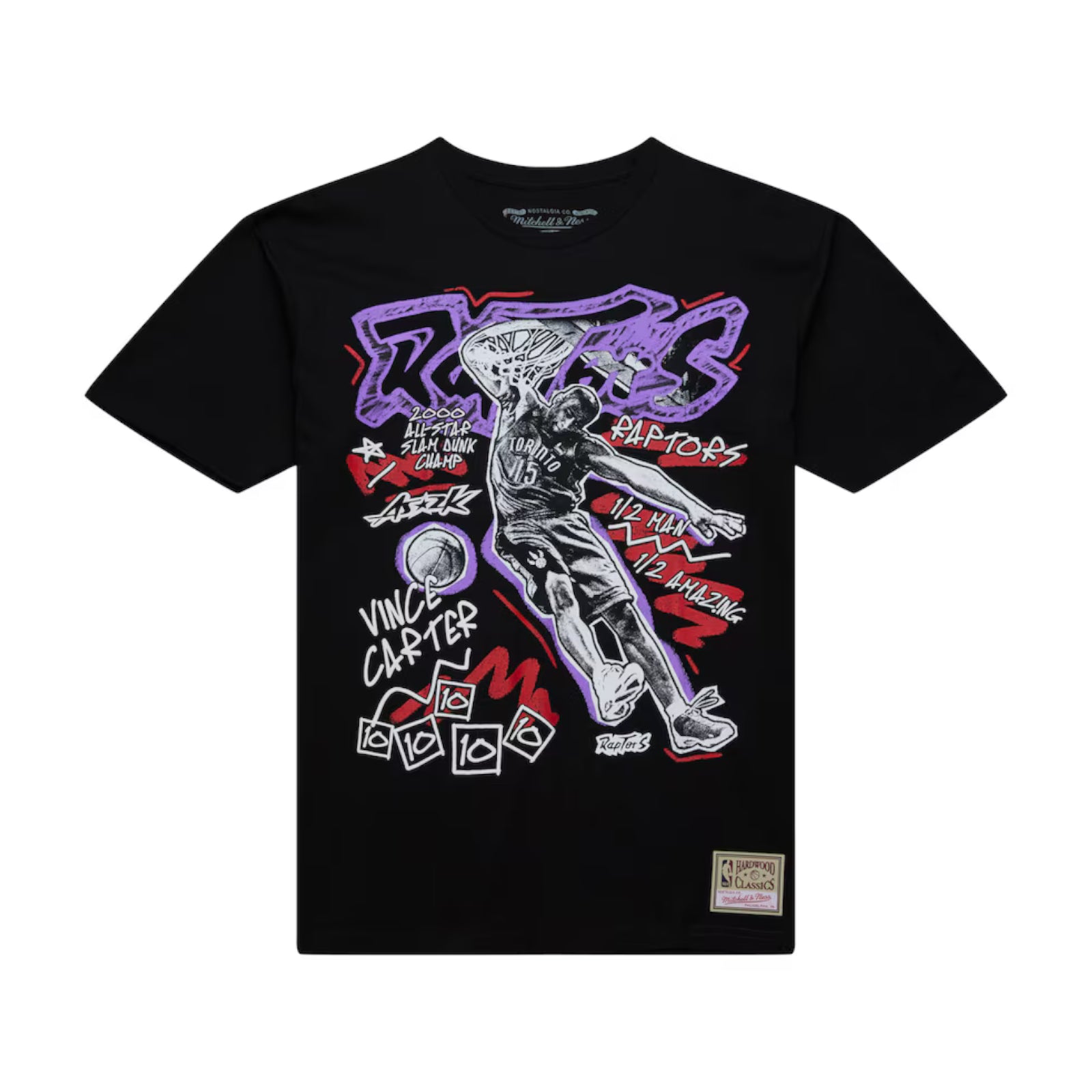 NBA Chalked Up Tee Raptors Vince Carter