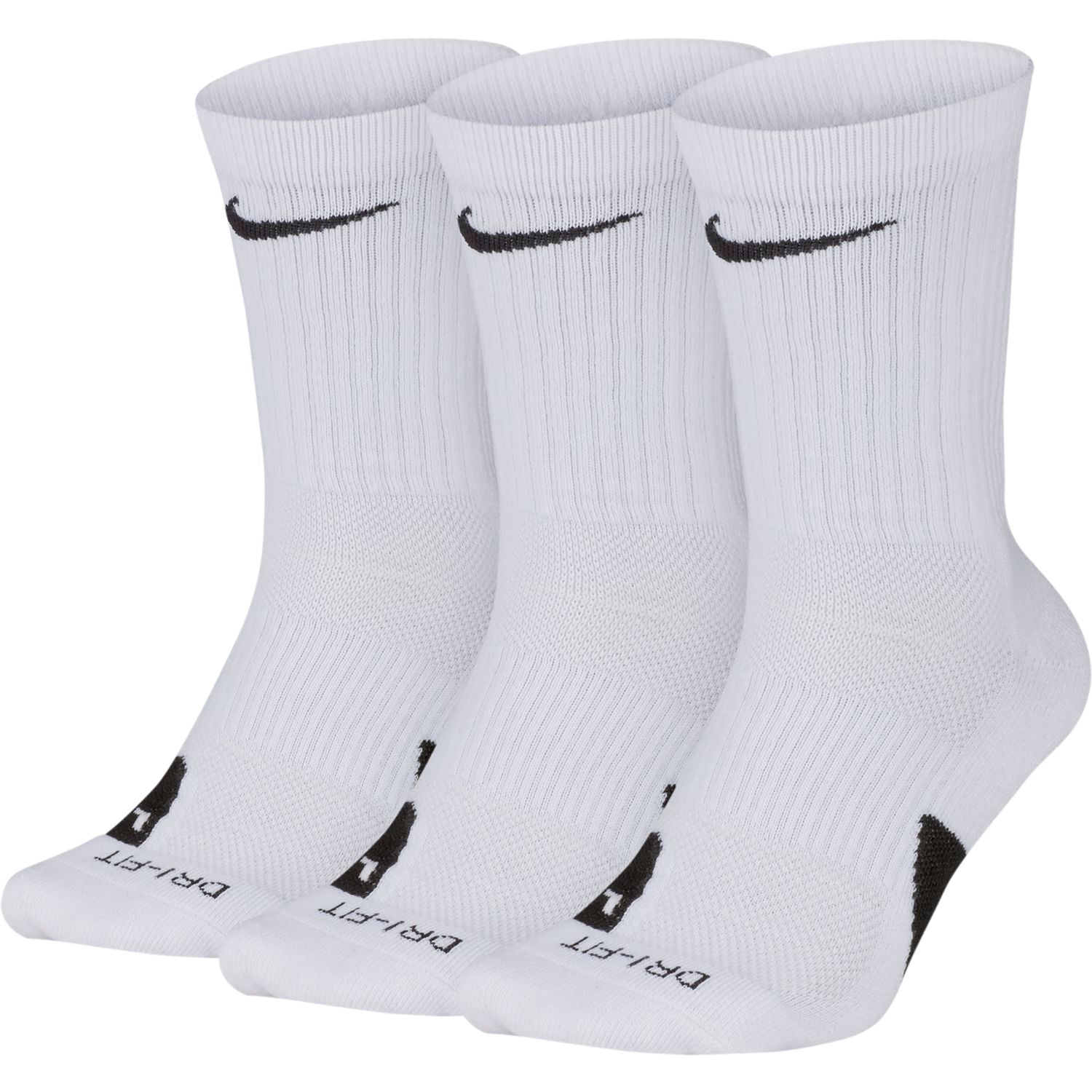 Elite Crew Basketball Socks 3 Pairs