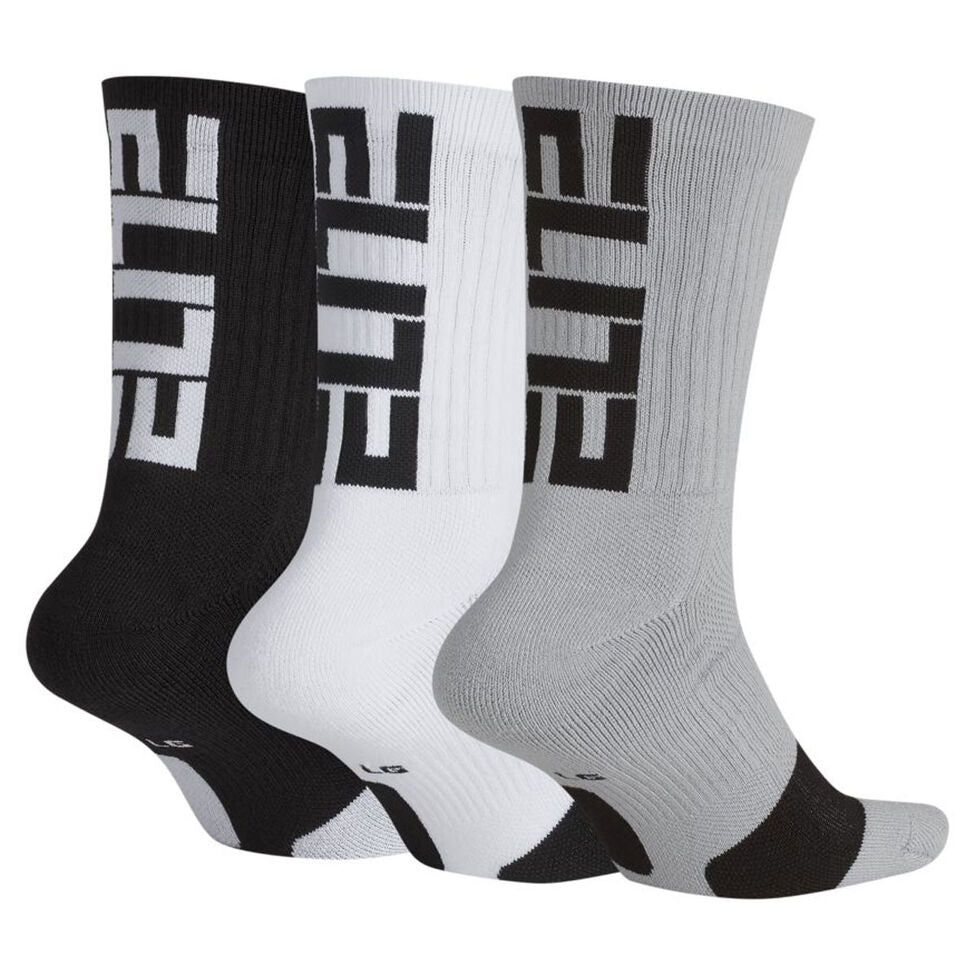 Elite Crew Basketball Socks 3 Pairs