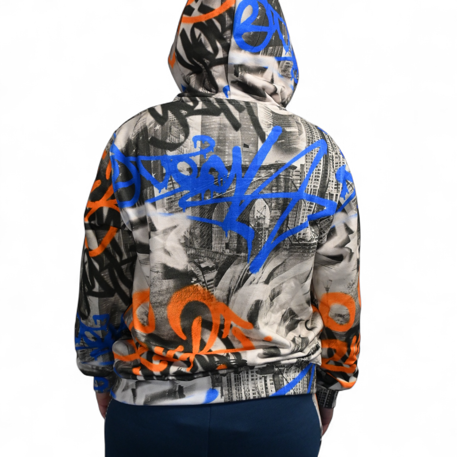 All Over Colored Wall Hoodie Junior
