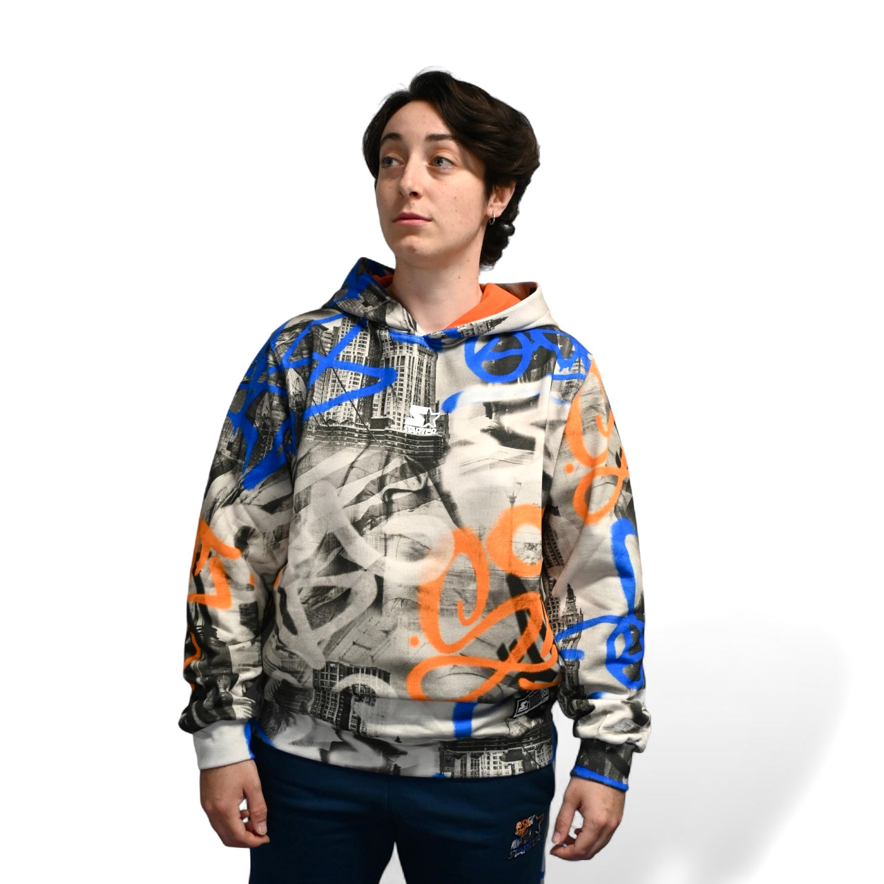 All Over Colored Wall Hoodie Junior