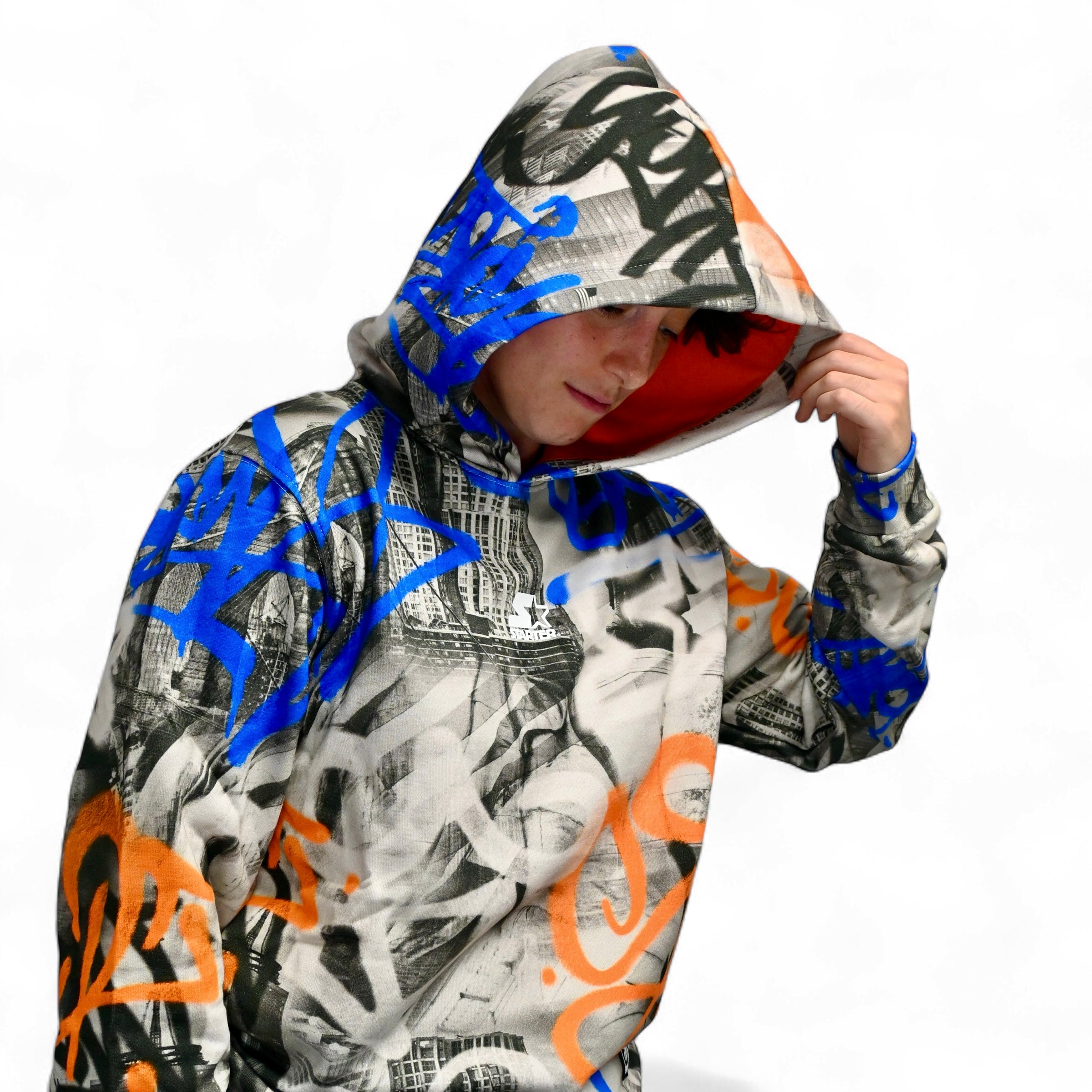 All Over Colored Wall Hoodie Junior