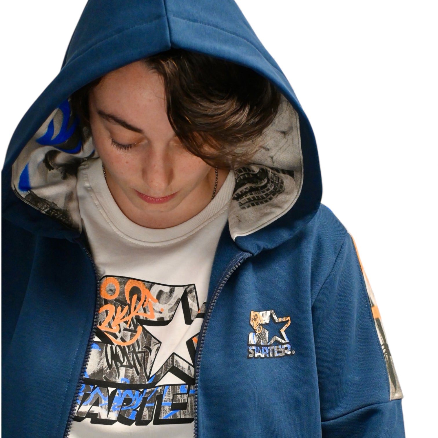 NY Color Hoodie Full Zip Junior