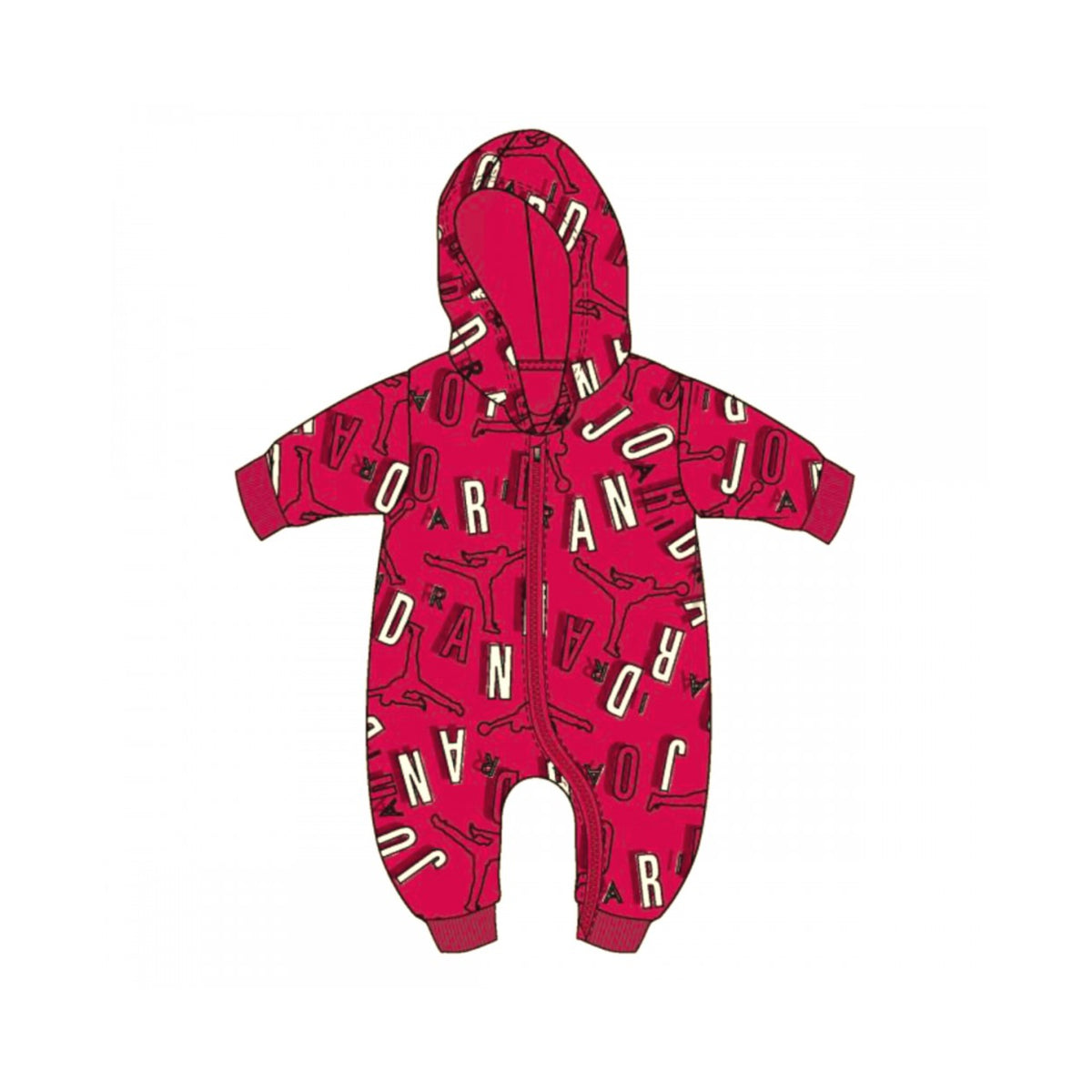 Jordan Printed Coverall Baby Onesie