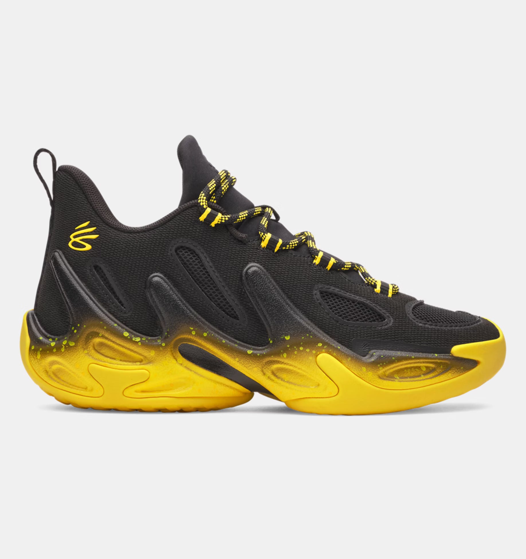 CURRY バスケットボールシューズ ブラック/イエロー Curry 13 GS The City