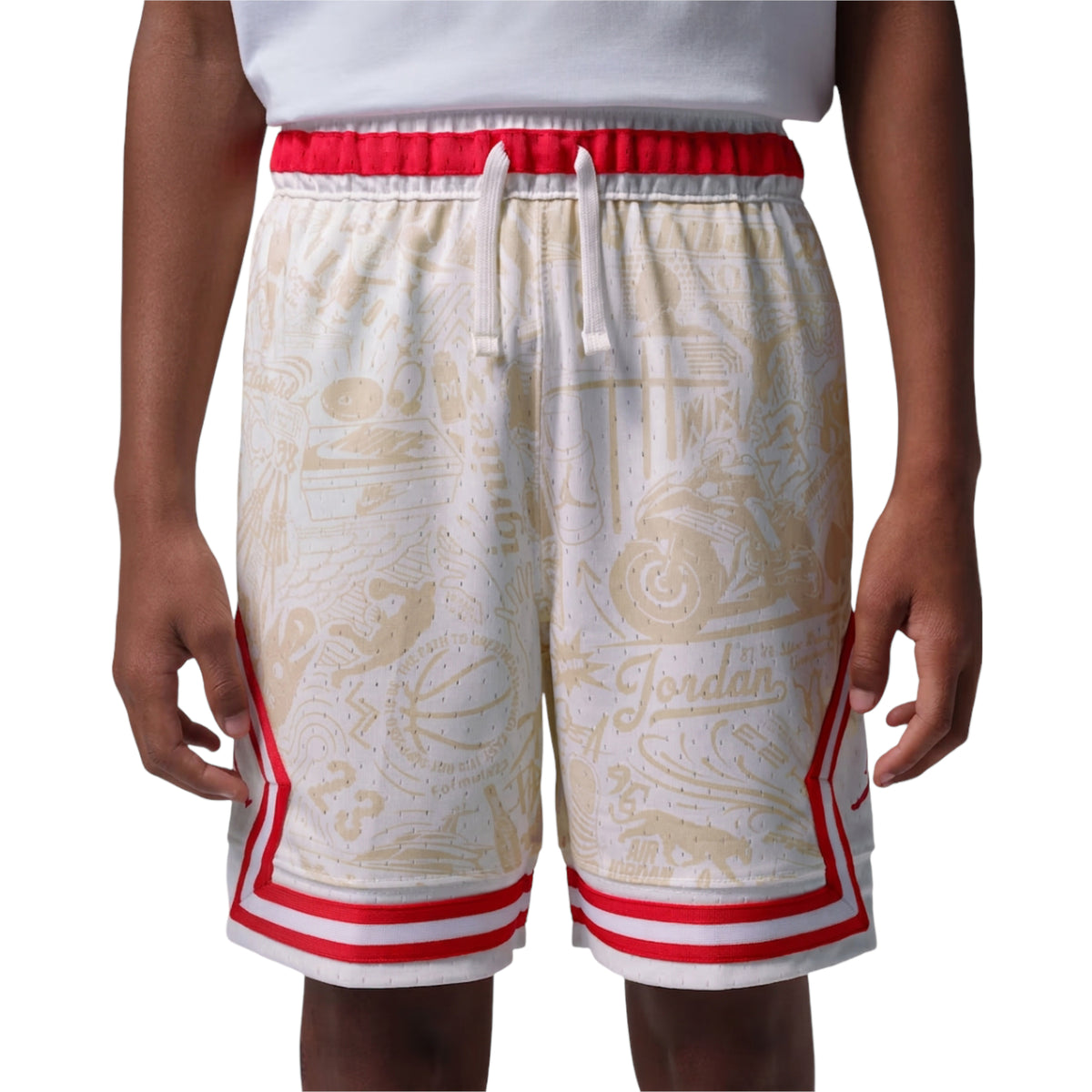 All-Over Print Sport Diamond Shorts Junior