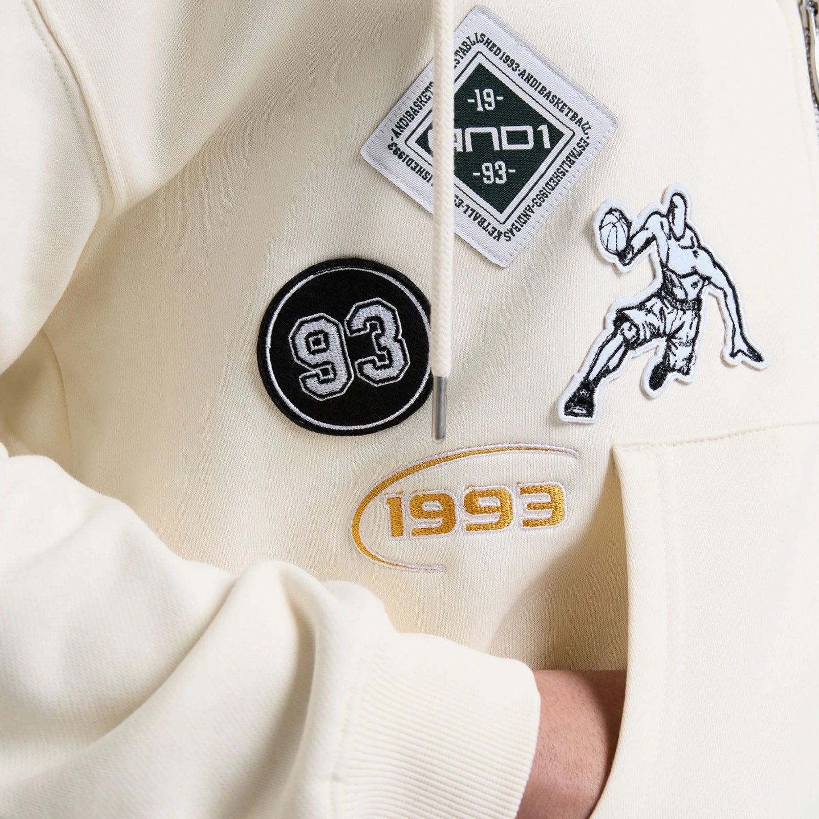 Respect The Game Multi Badge Full Zip Hoodie