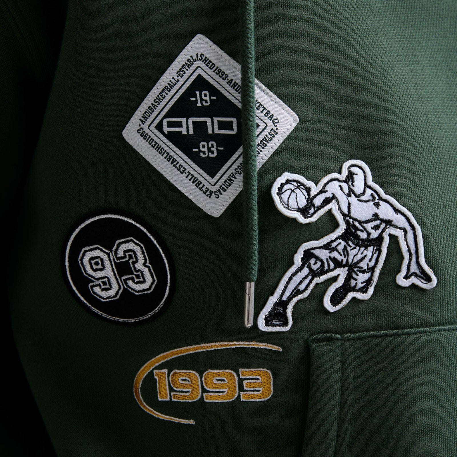 Respect The Game Multi Badge Full Zip Hoodie