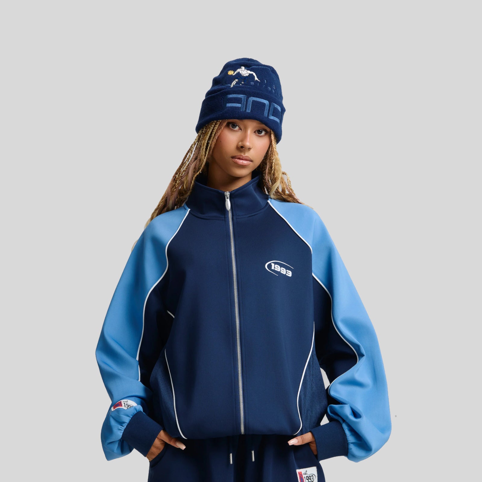 Logo Panelled Track Jacket