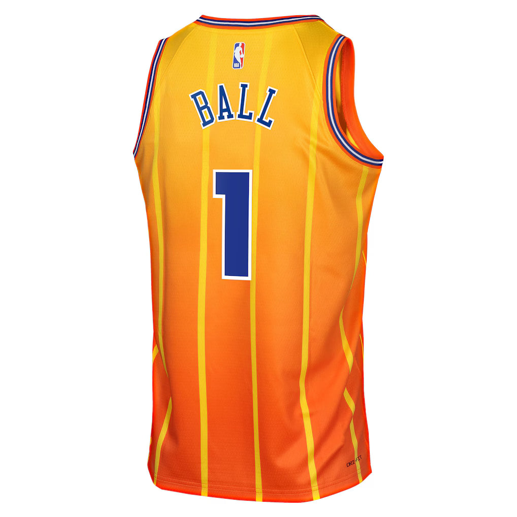 NBA City Edition Swingman LaMelo Ball Charlotte Hornets Junior