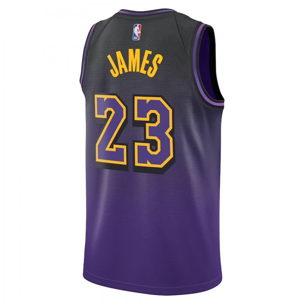 NBA City Edition Swingman LeBron James Los Angeles Lakers Junior
