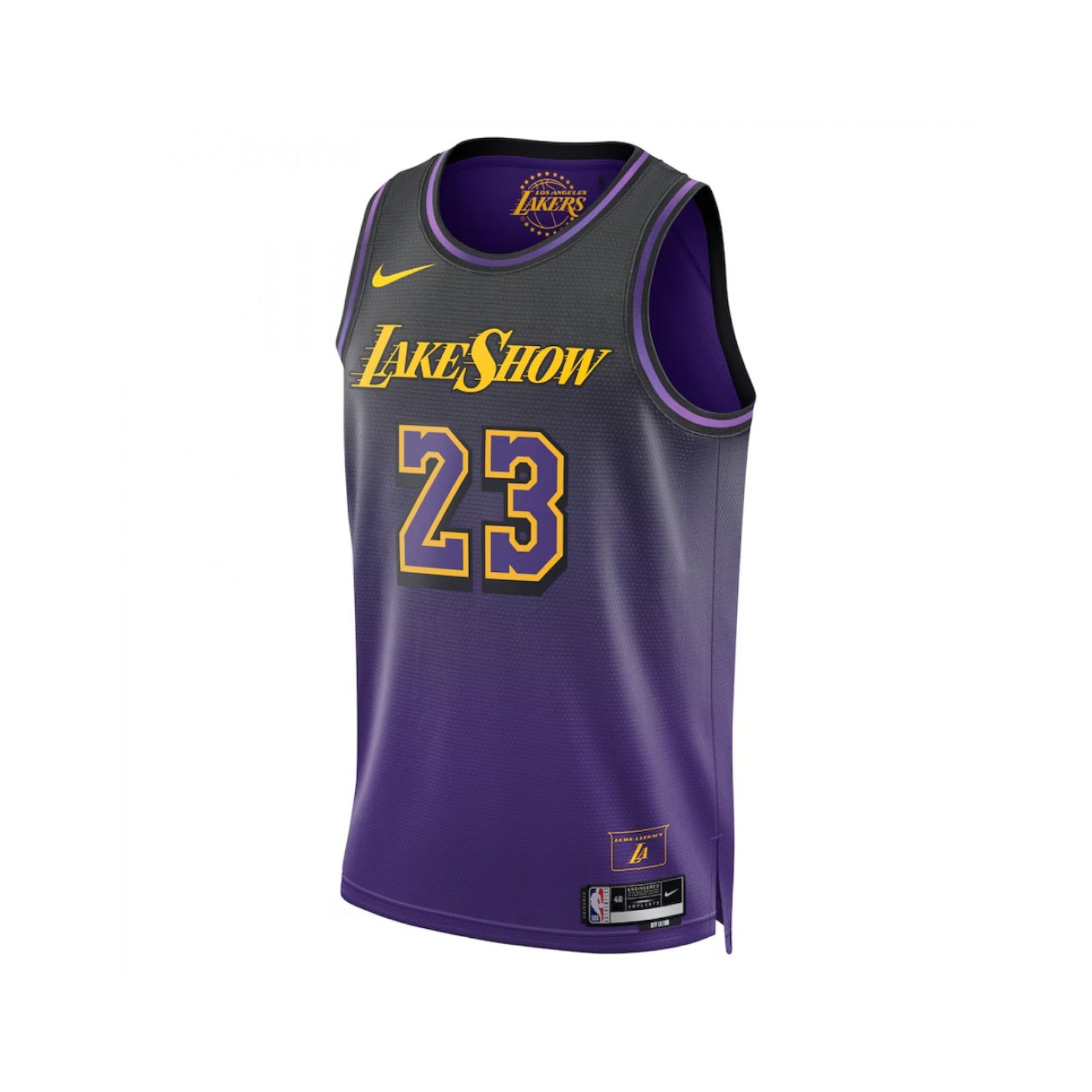 NBA City Edition Swingman LeBron James Los Angeles Lakers Junior