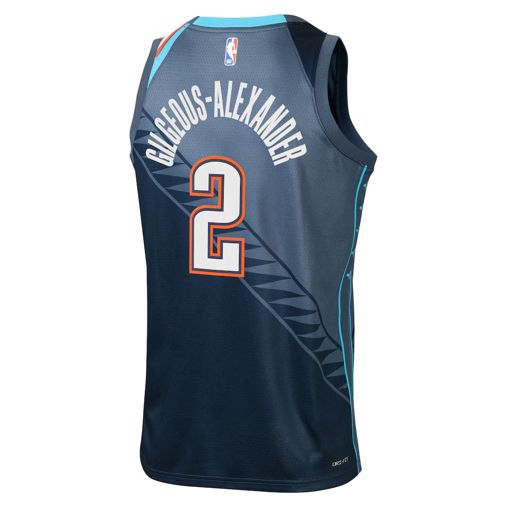 NBA City Edition Swingman Shai Gilgeous-Alexander Oklahoma City Thunder Junior