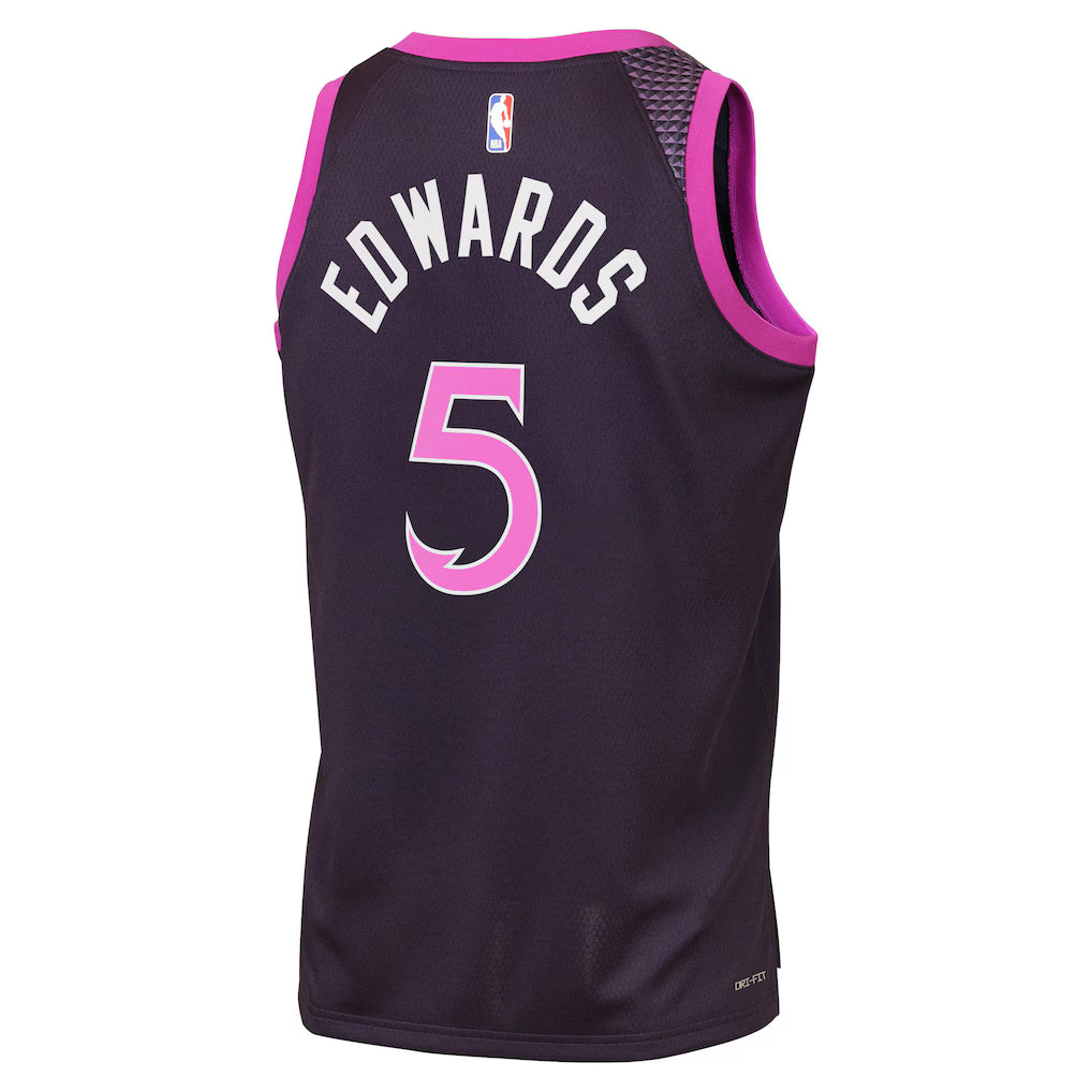NBA City Edition Swingman Anthony Edwards Minnesota Timberwolves Junior