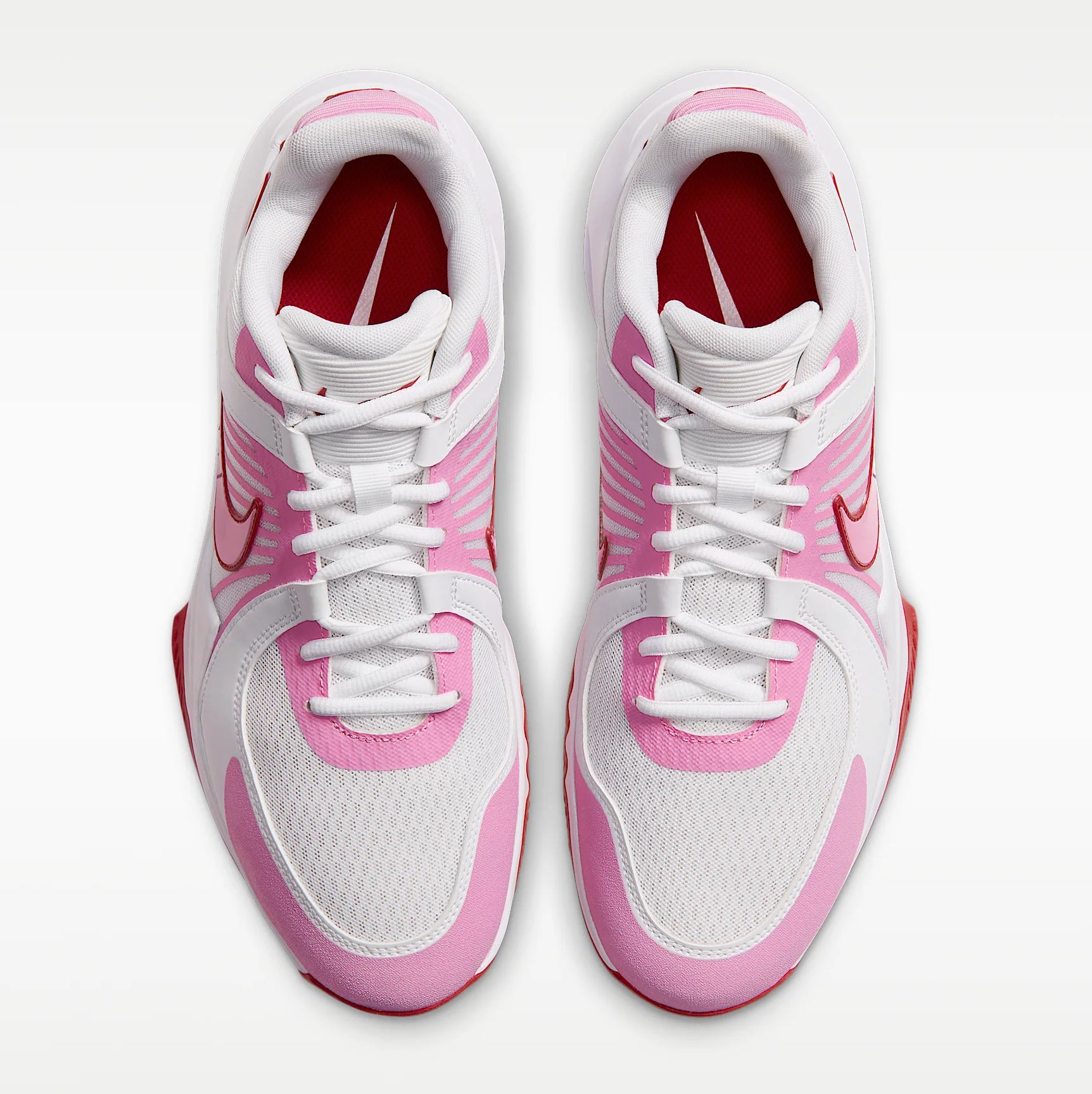 Hyperspeed Court 2 Pink Rise-University Red
