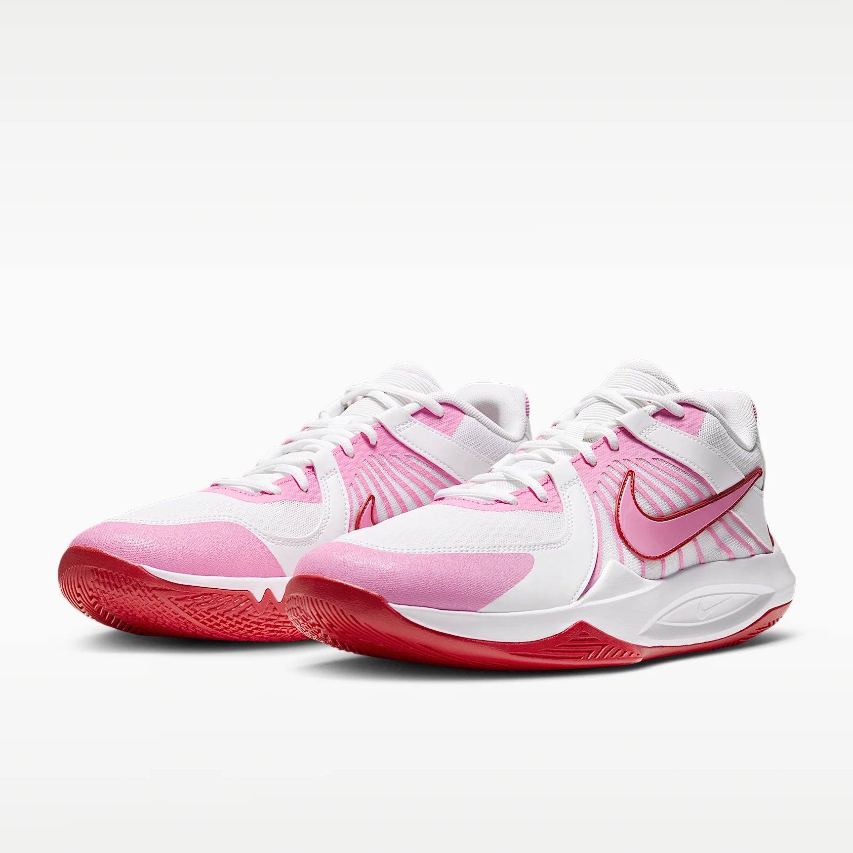 Hyperspeed Court 2 Pink Rise-University Red