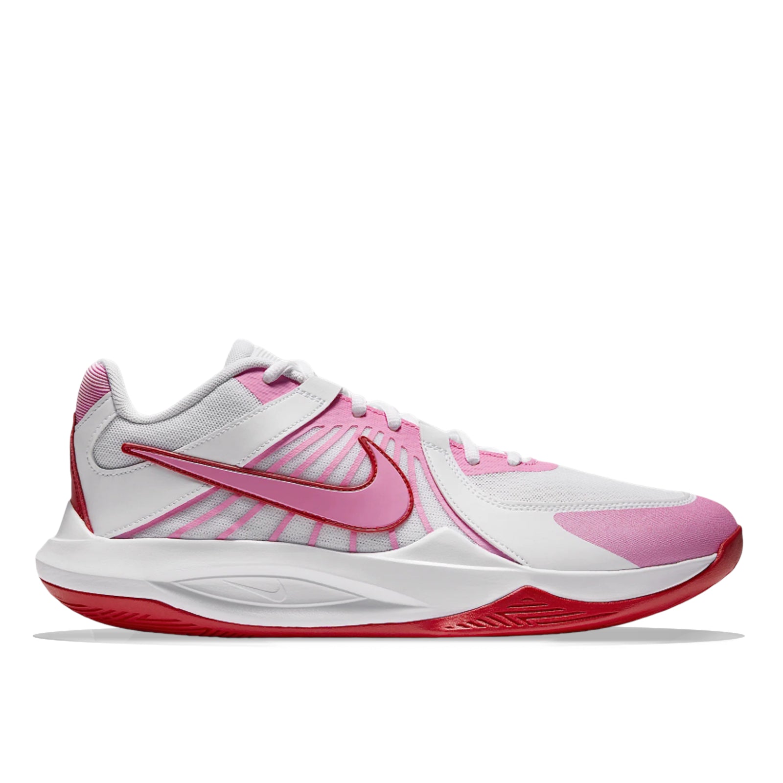 Hyperspeed Court 2 Pink Rise-University Red
