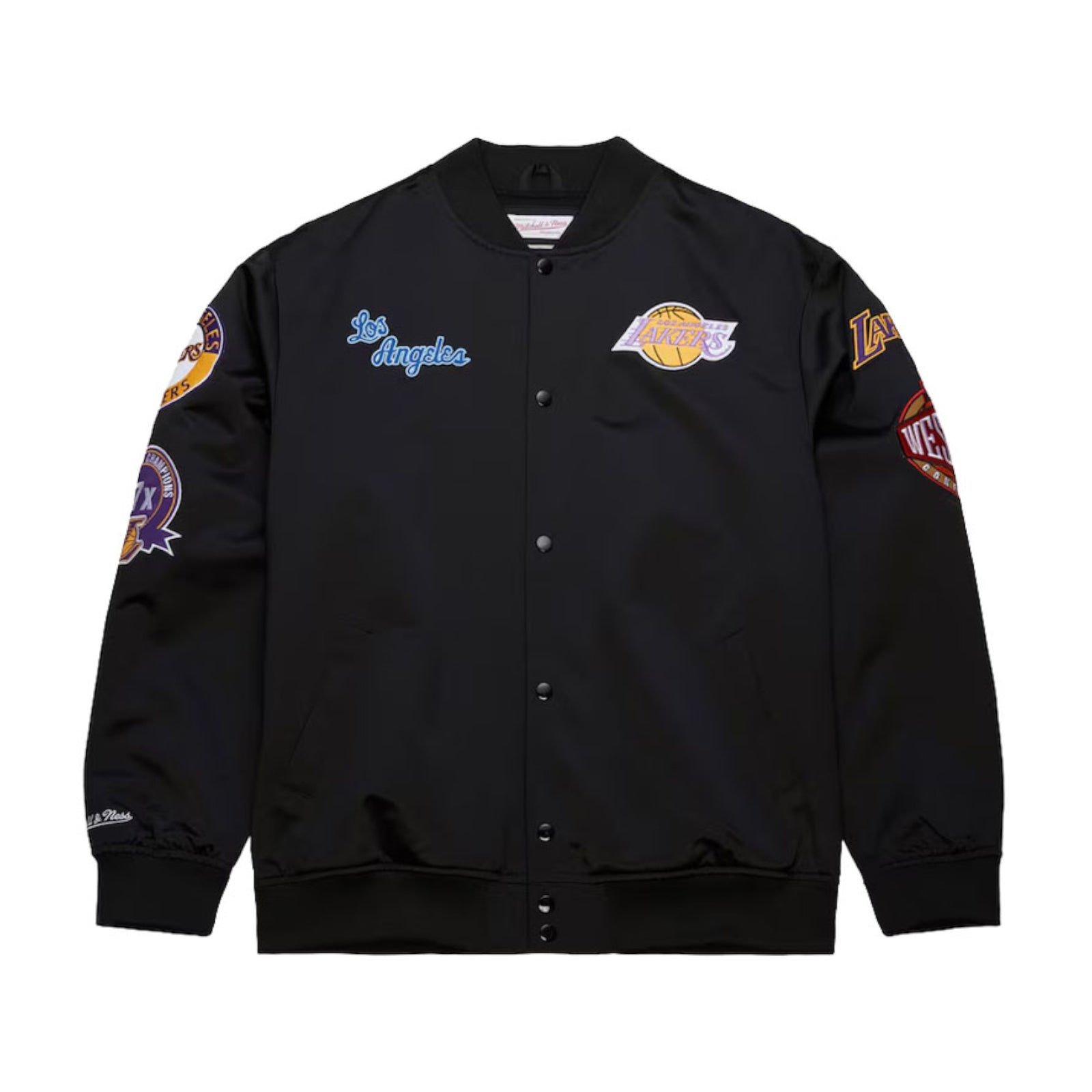 Los Angeles Lakers Black Out Full-Snap Varsity Jacket