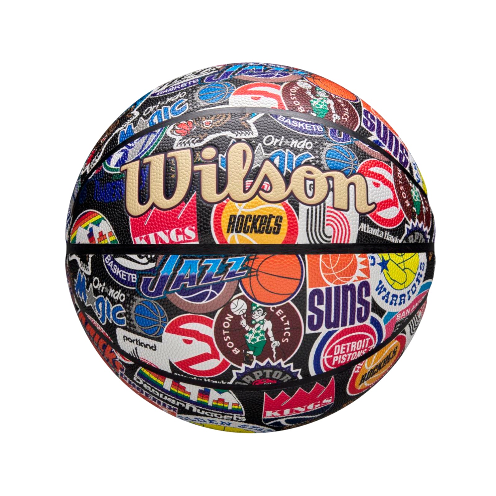 Baloncesto retro del equipo Wilson NBA