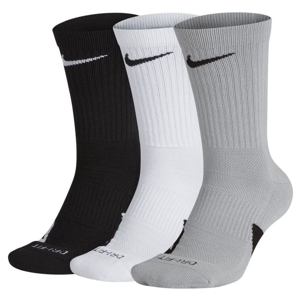 Elite Crew Basketball Socks 3 Pairs
