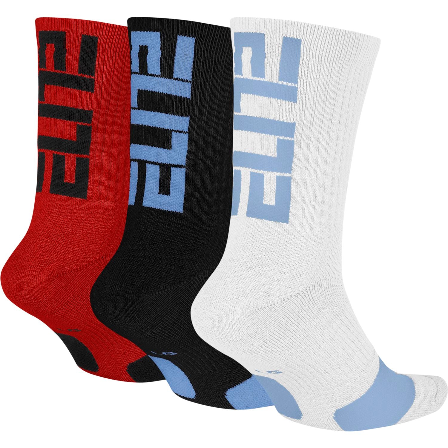 Elite Crew Basketball Socks 3 Pairs